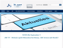 Tablet Screenshot of jbf.de